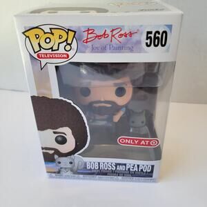 Funko Pop Television Bob Ross And Pea Pod Love Of Painting 560 Target Exclusive